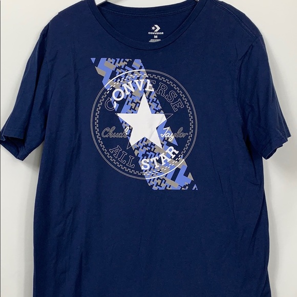 Converse Other - Converse navy blue short sleeved tee shirt size Md